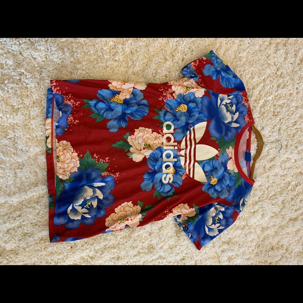 Adidas Floral top.